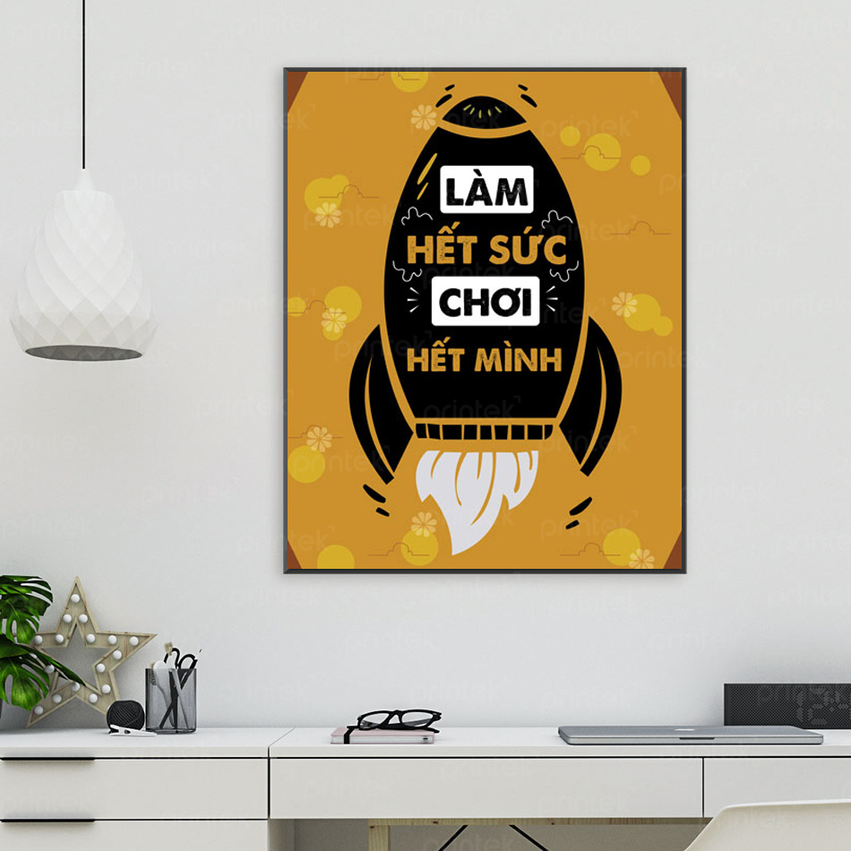 Tranh động lực, tranh slogan văn phòng, cỡ 40x60cm – DL46