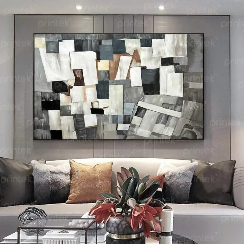 Tranh Canvas trừu tượng, đã có khung - TT22615