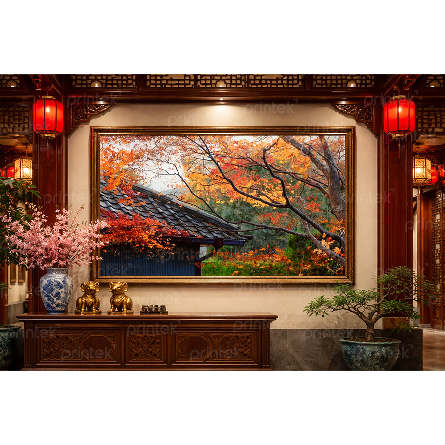 Tranh canvas phong cảnh mùa thu- ST7305