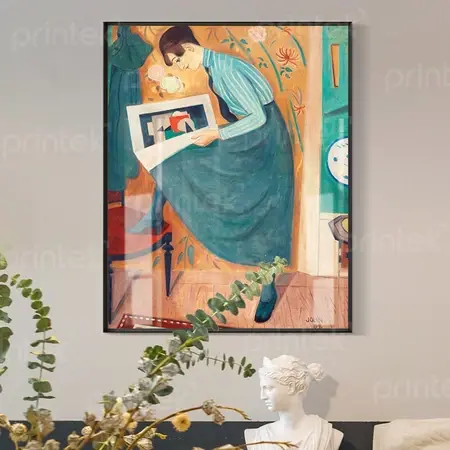 Tranh trừu tượng, đã có khung - TT14367
