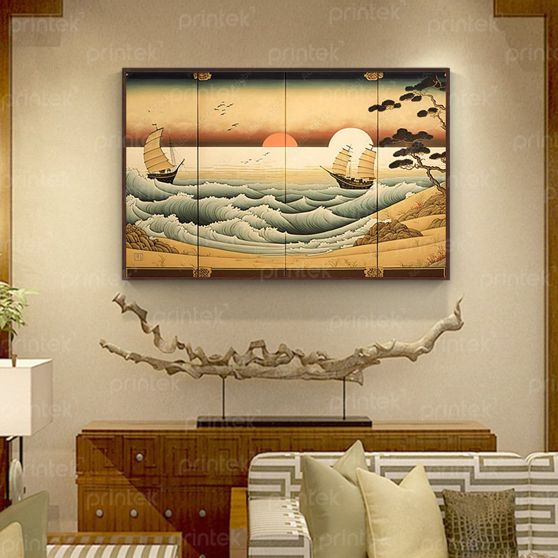 Tranh canvas Nhật Cổ - PT76410