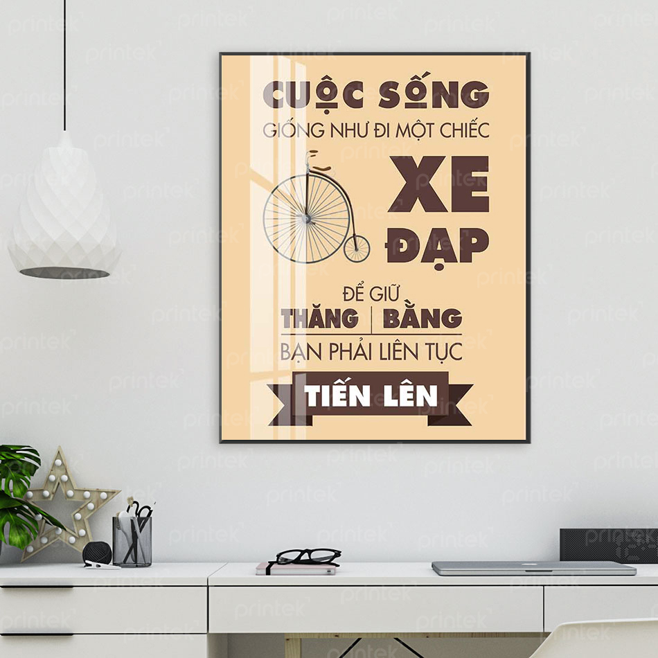 Tranh động lực văn phòng, cỡ 40x60cm - SL12
