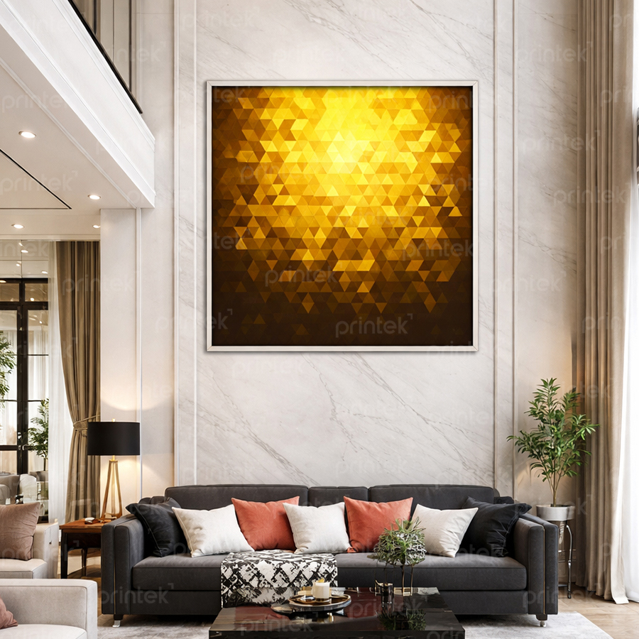 Tranh trừu tượng, đã có khung - ST8457