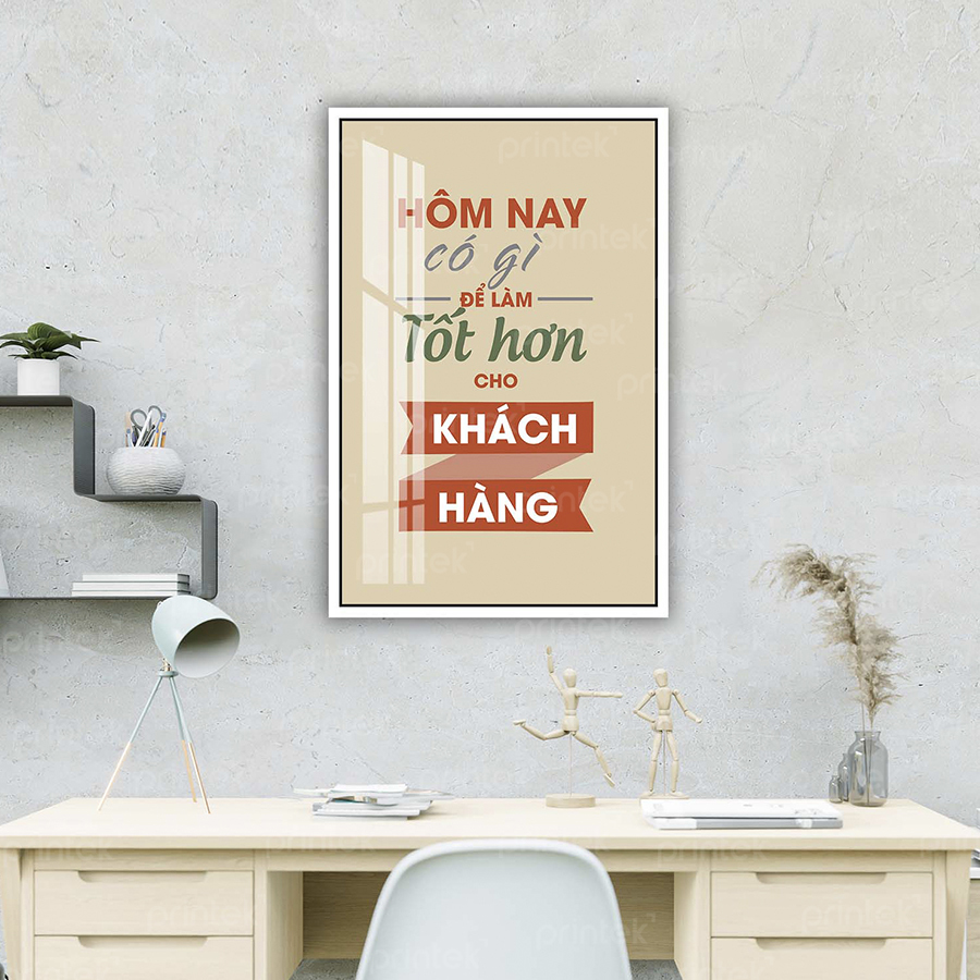 Tranh động lực văn phòng, tranh slogan – DL001-91