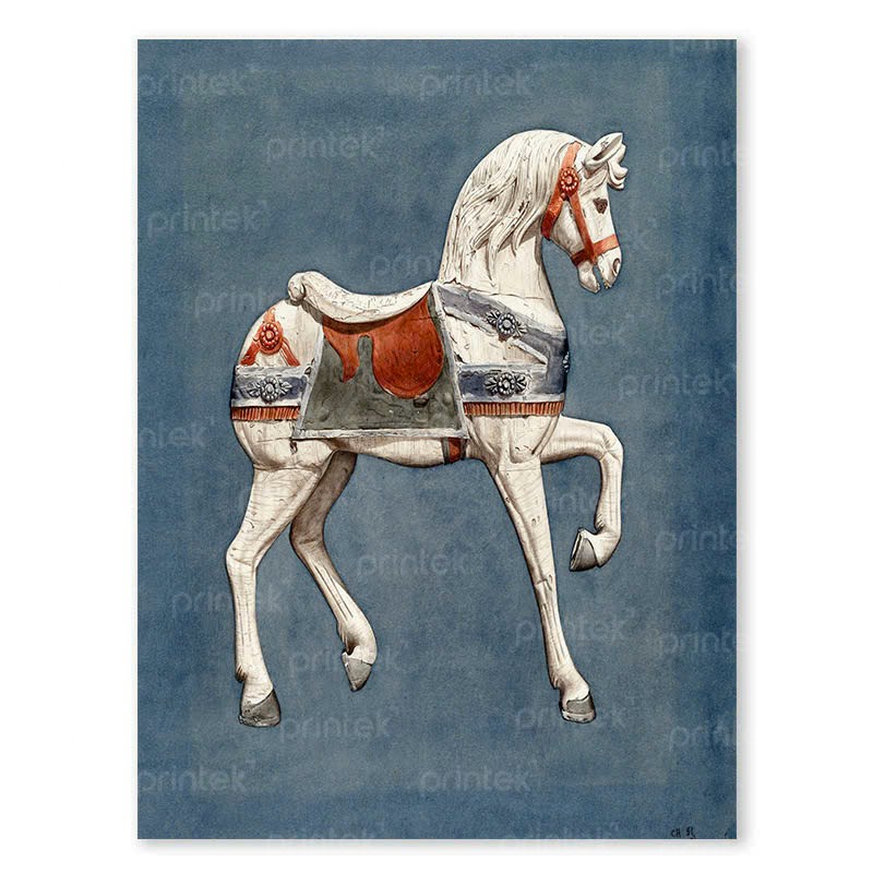 Tranh ngựa, tranh treo tường canvas - N4655