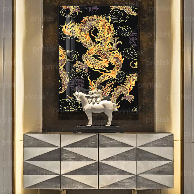 Tranh rồng vàng - ID22123