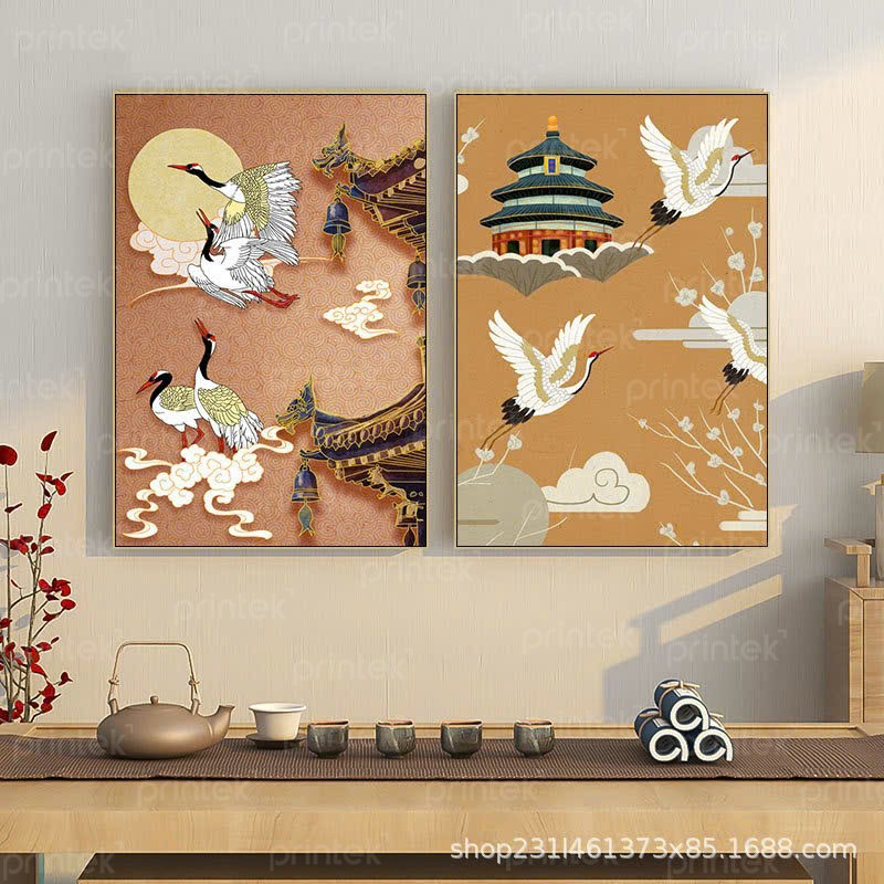 Tranh trang trí nhà hàng Nhật Bản, tranh canvas - IN0339