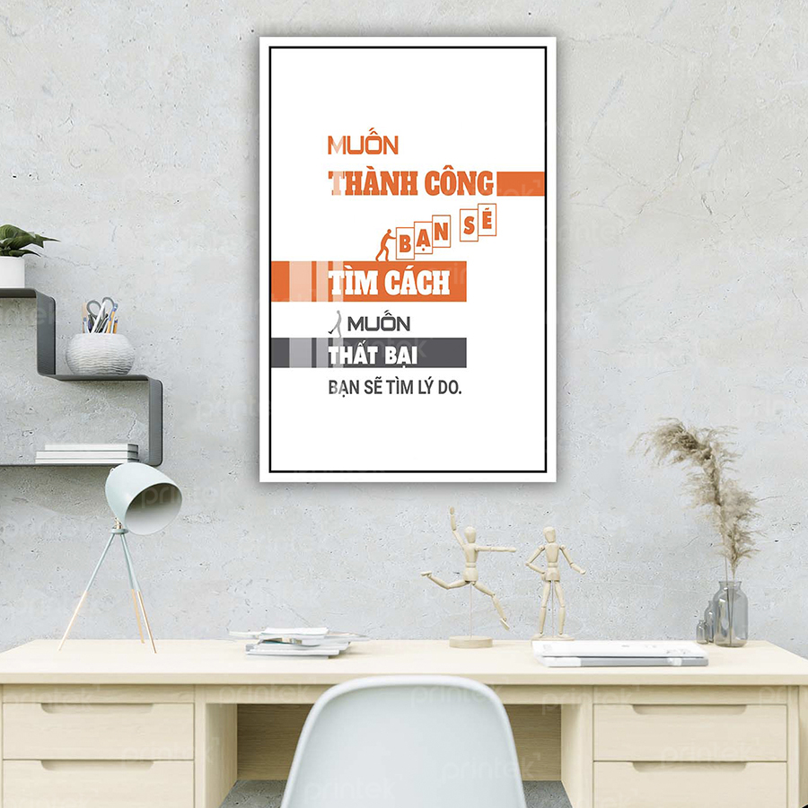 Tranh động lực văn phòng, cỡ 40x60cm – DL001-101