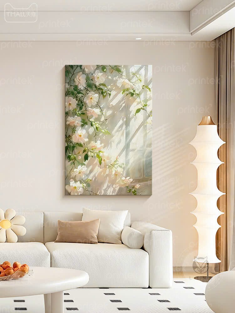 Tranh hoa cỏ mùa xuân, tranh treo tường canvas - TT9229