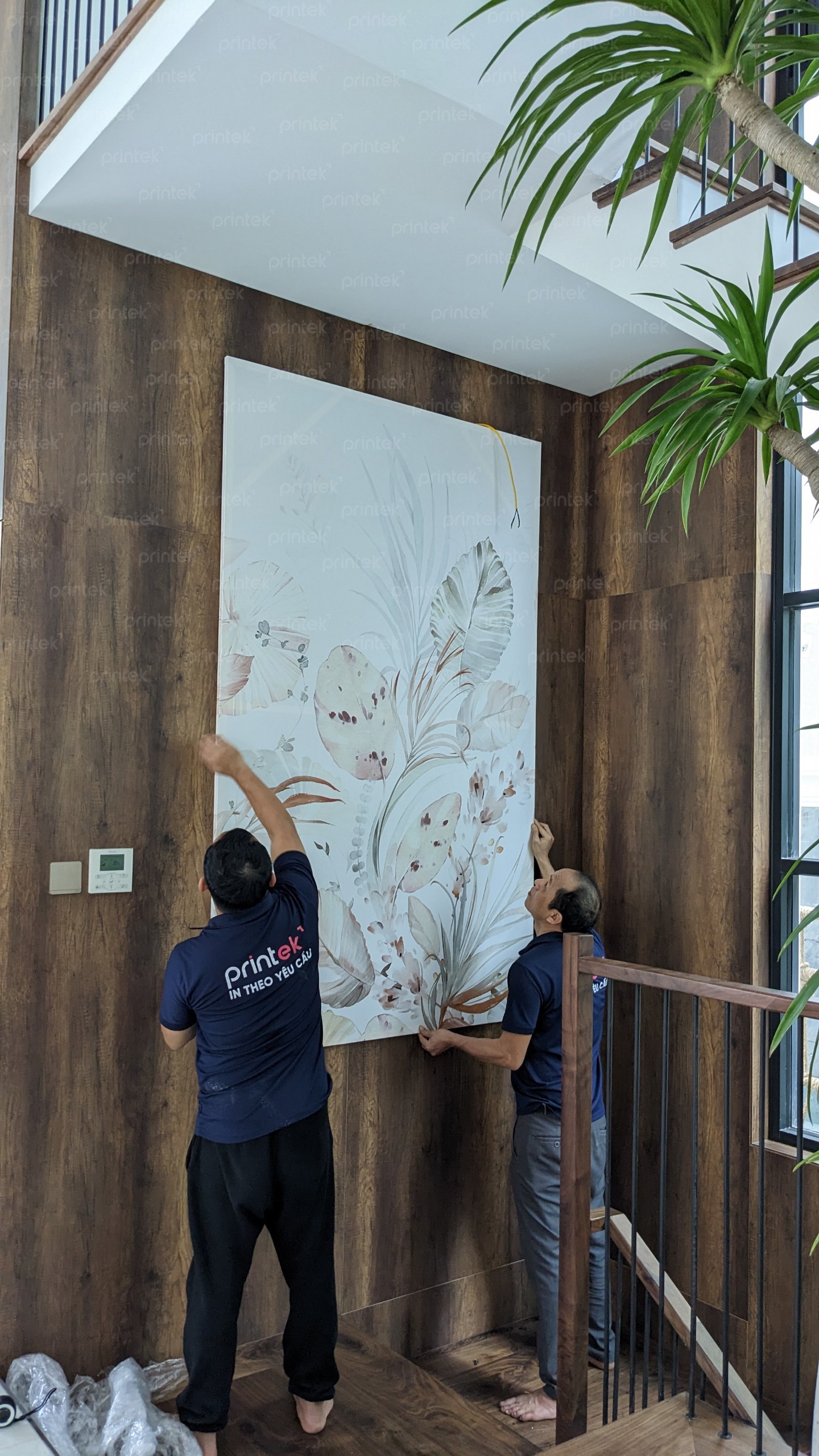 Thi công tranh cho biệt thự tại Park City