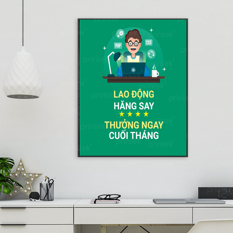 Tranh động lực văn phòng, cỡ 40x60cm – DL-TVB23