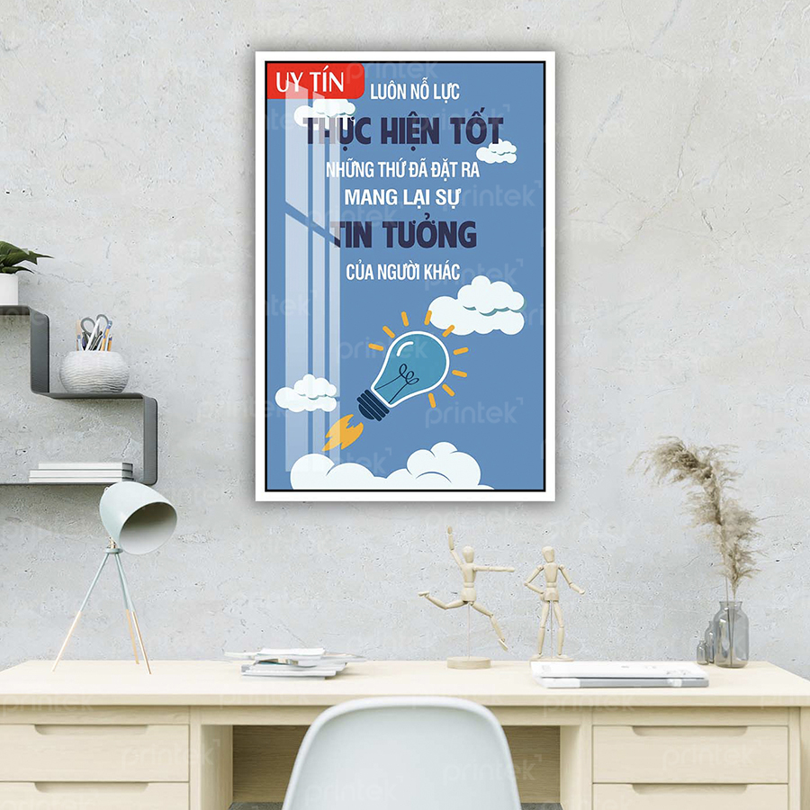 Tranh động lực văn phòng, cỡ 40x60cm – DL001-06