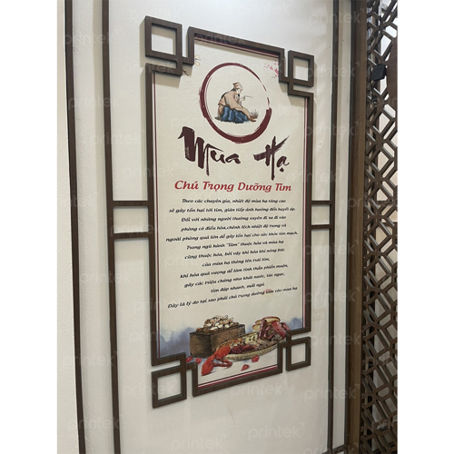 Tranh dán tường spa