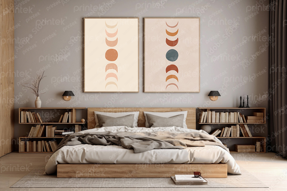 Bộ 2 tranh Canvas trừu tượng - TT813210