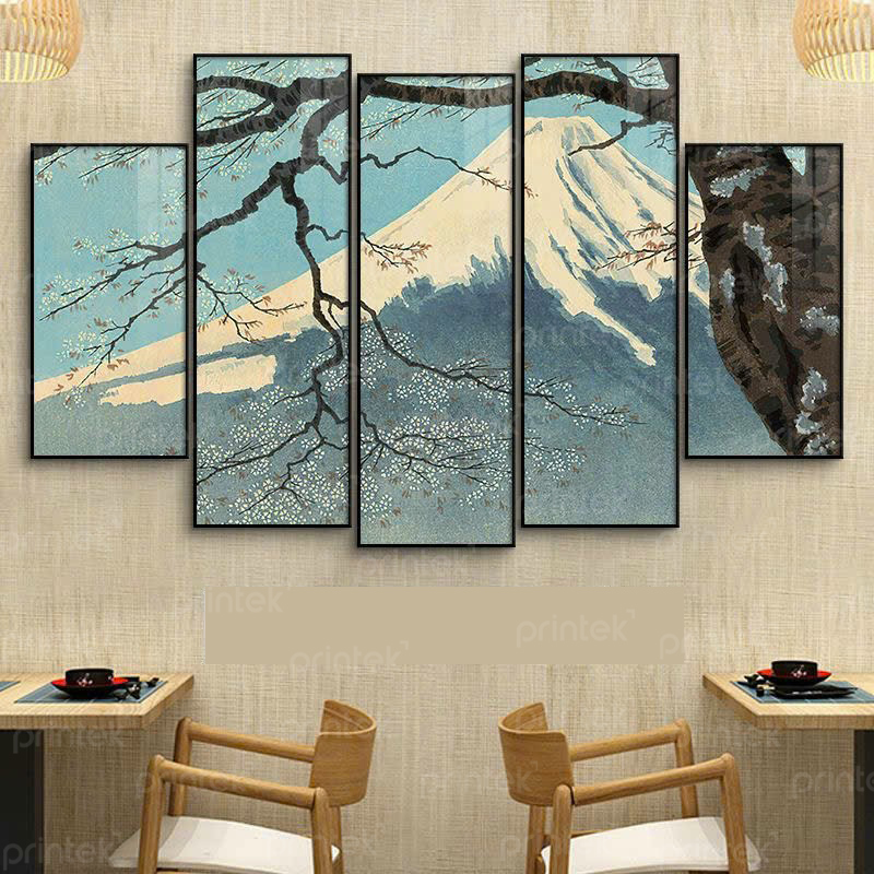 Tranh phong cảnh Nhật cổ, tranh nhà hàng Nhật - TT4719