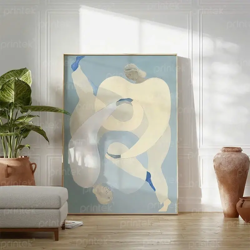 Tranh Canvas trừu tượng, đã có khung - TT22315