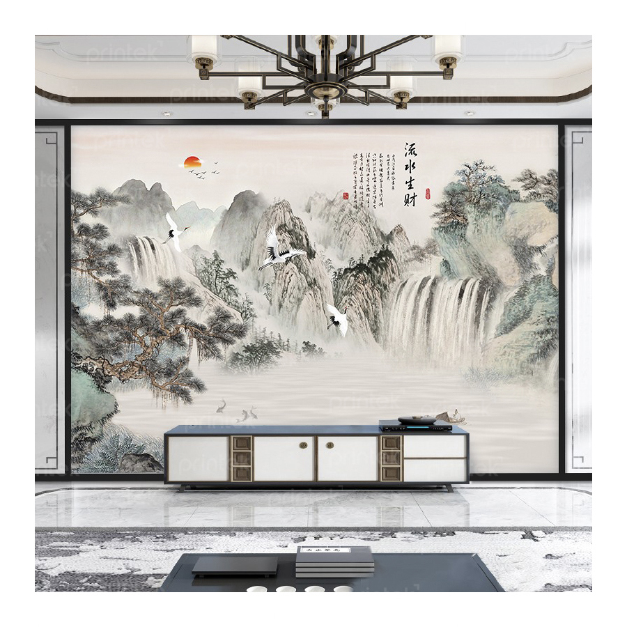 Tranh dán tường thủy mặc - 01CN01ED