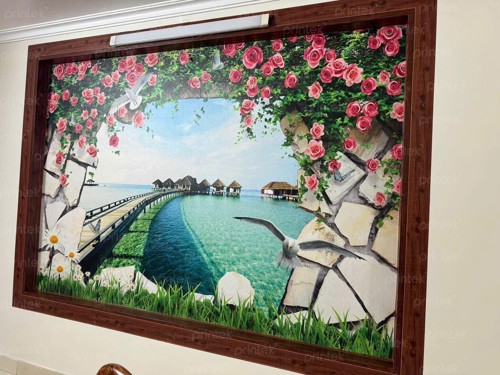 Tranh dán tường phòng khách