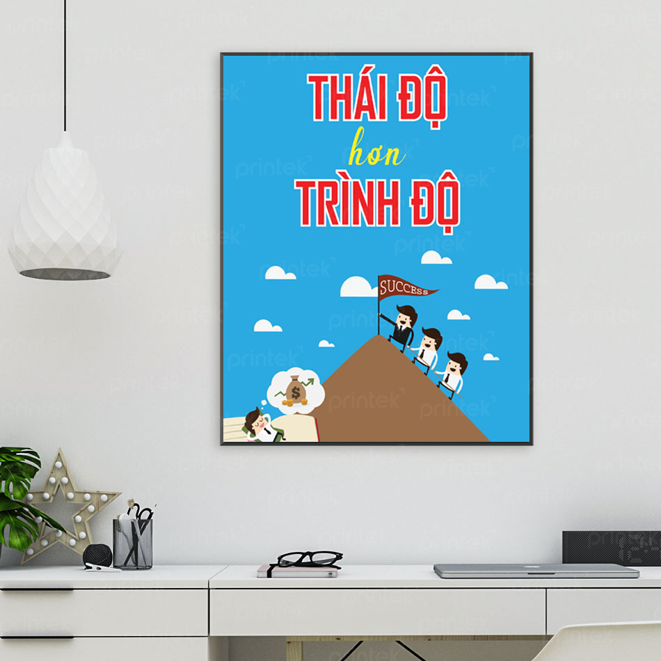 Tranh động lực, tranh slogan, in theo yêu cầu  – DL00196
