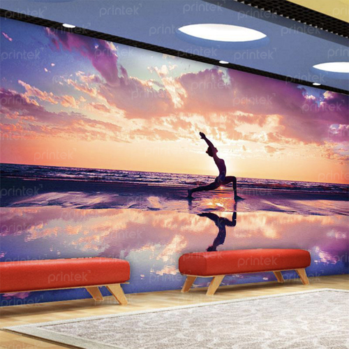 Tranh dán tường 3D yoga - TB332458215