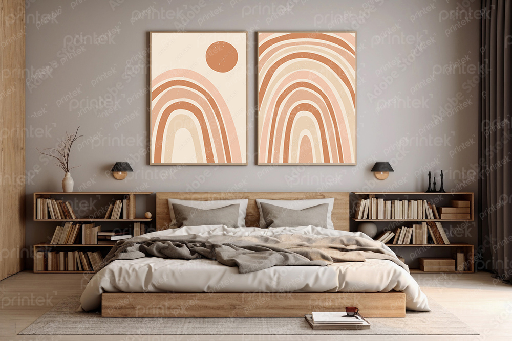 Bộ 2 tranh Canvas trừu tượng - TT711761