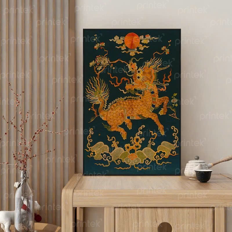 Tranh phong cách indochine, tranh canvas treo tường - IN7580