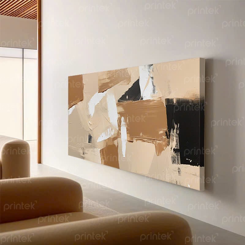Tranh trừu tượng Wabi Sabi, tranh tối giản - TT7966