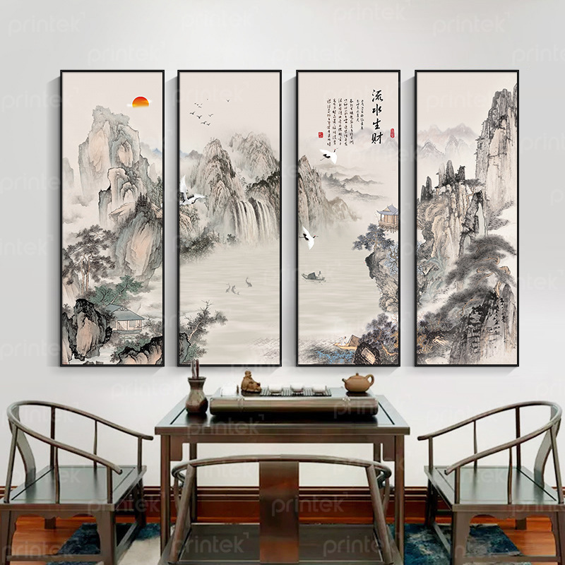 Tranh tứ quý – biểu tượng phú quý, bình an suốt bốn mùa - TM1616