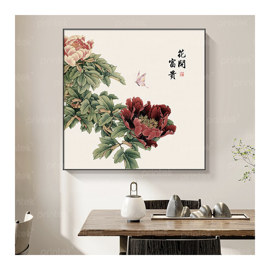 Tranh hoa mẫu đơn - TB332457779