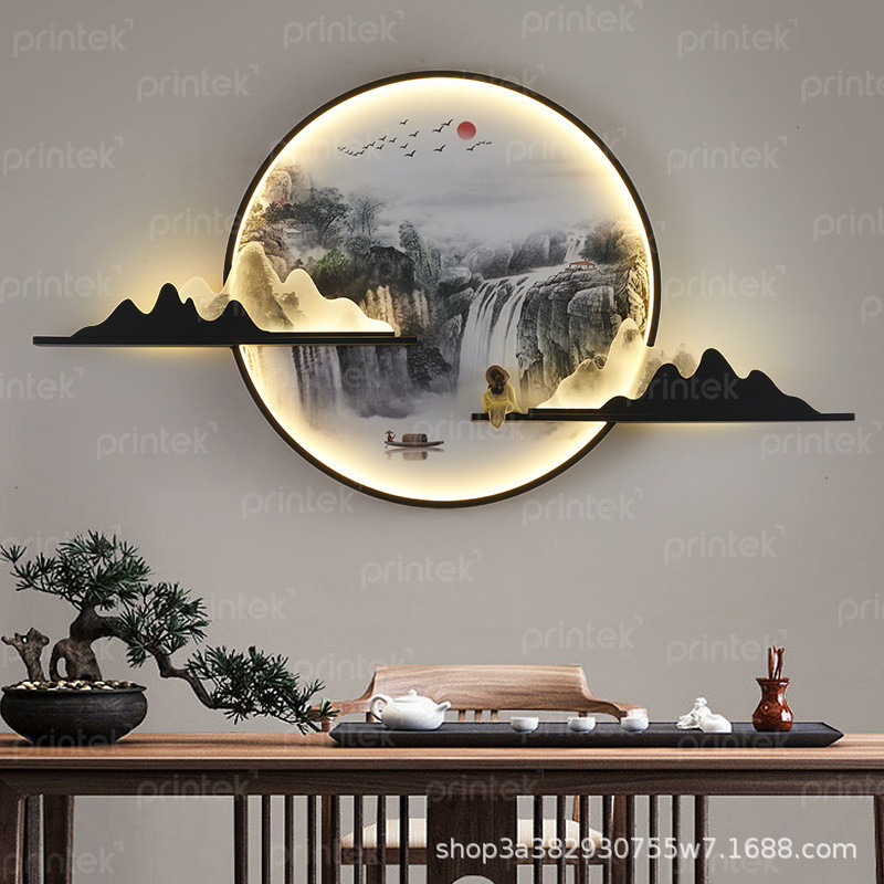 Tranh đèn LED tráng gương cho nội thất hiện đại