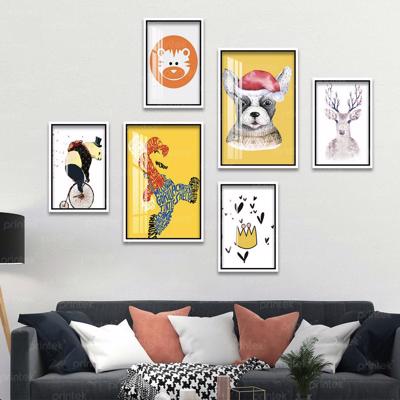 Bộ 5 tranh canvas, đã có khung – MS4751