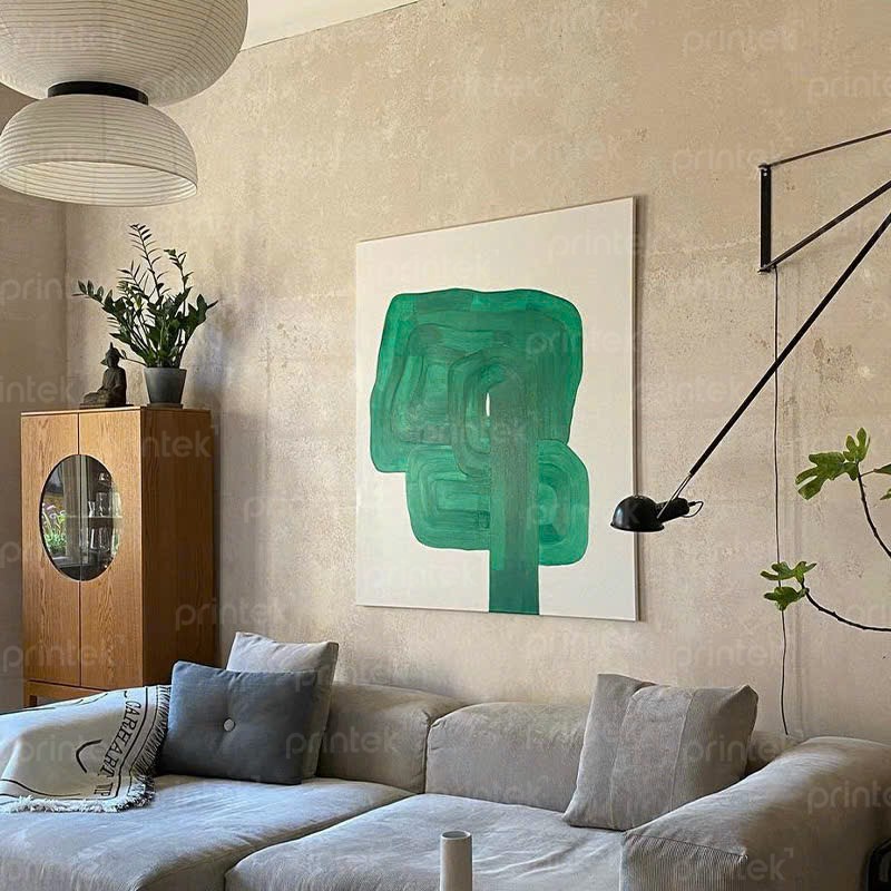Tranh trừu tượng Wabi sabi, tranh canvas - TT4705