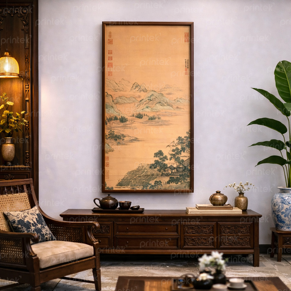 Tranh sơn thủy hữu tình - IN2334