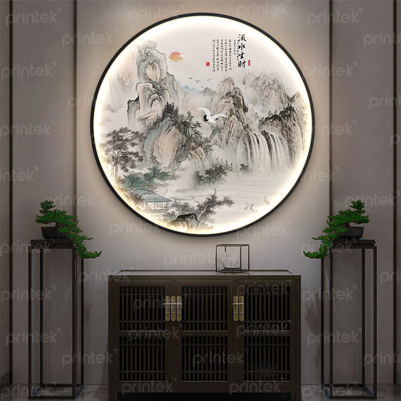 Tranh đèn led thủy mặc treo tường - PT1723