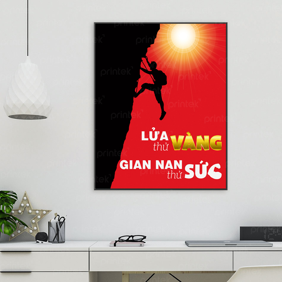 Tranh động lực văn phòng, cỡ 40x60cm – DL001-76