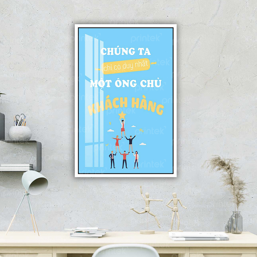 Tranh động lực văn phòng, tranh slogan – DL001-62
