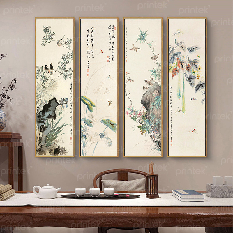 Bộ 4 tranh tứ quý - TQ7467