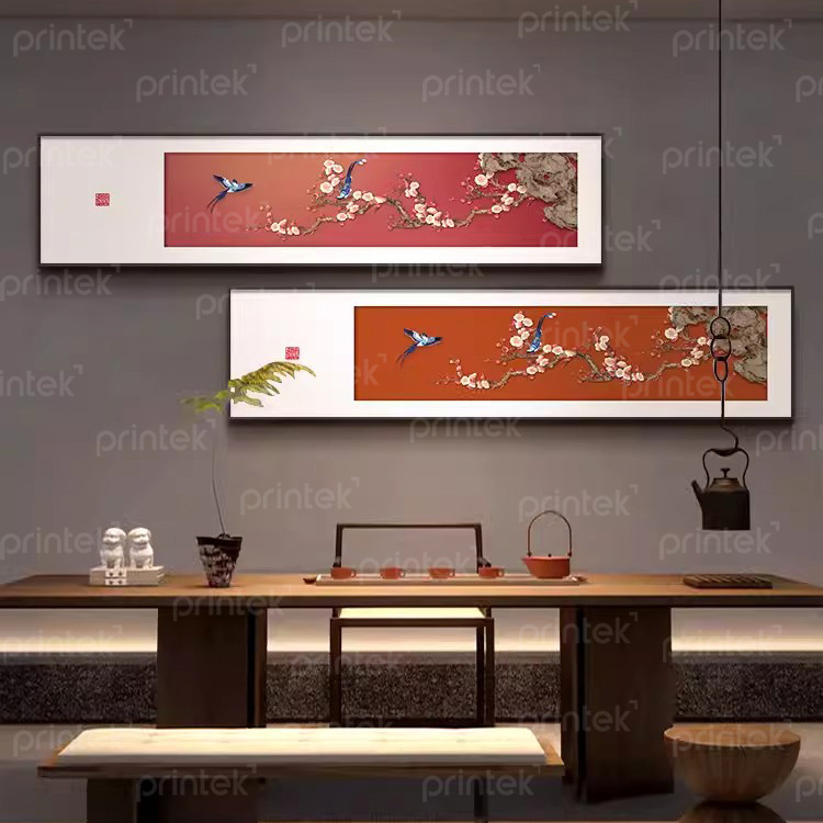 Tranh hoa xuân én ngọc cát tường - ID2215