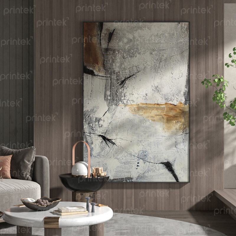 tranh trừu tượng Wabi-Sabi