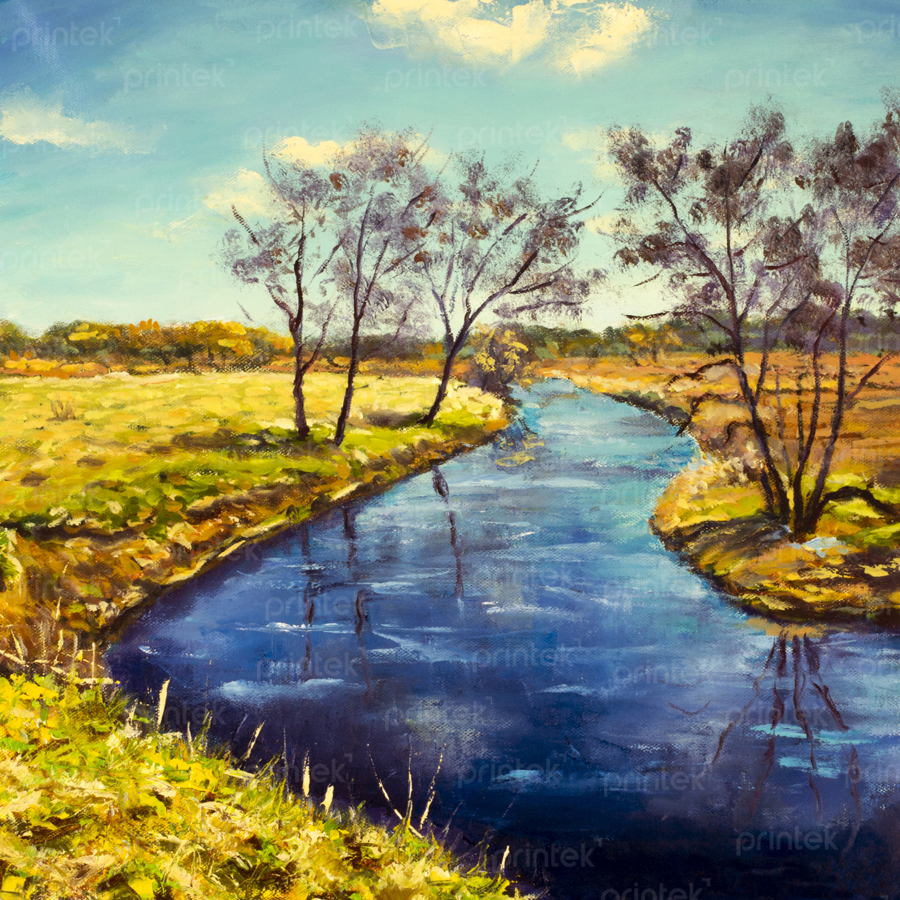 Tranh canvas phong cảnh, đã có khung - DC-ST3476
