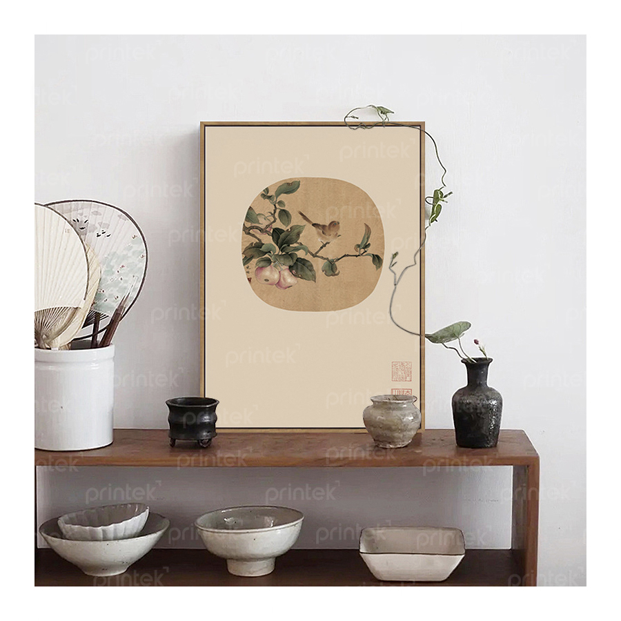 Tranh trang trí góc thiền, trà - PC7161
