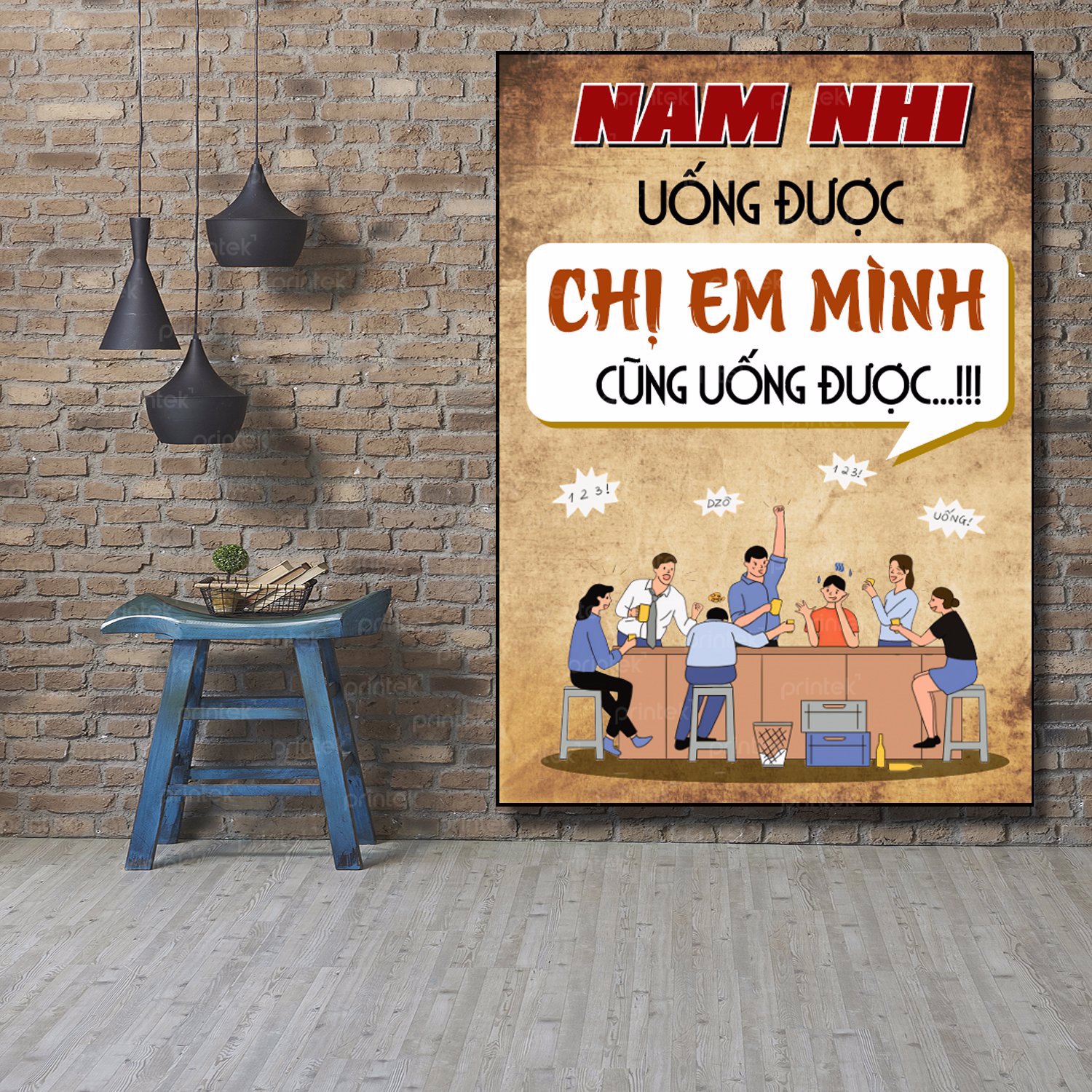 Tranh động lực nhà hàng cỡ 40x60cm – NH011