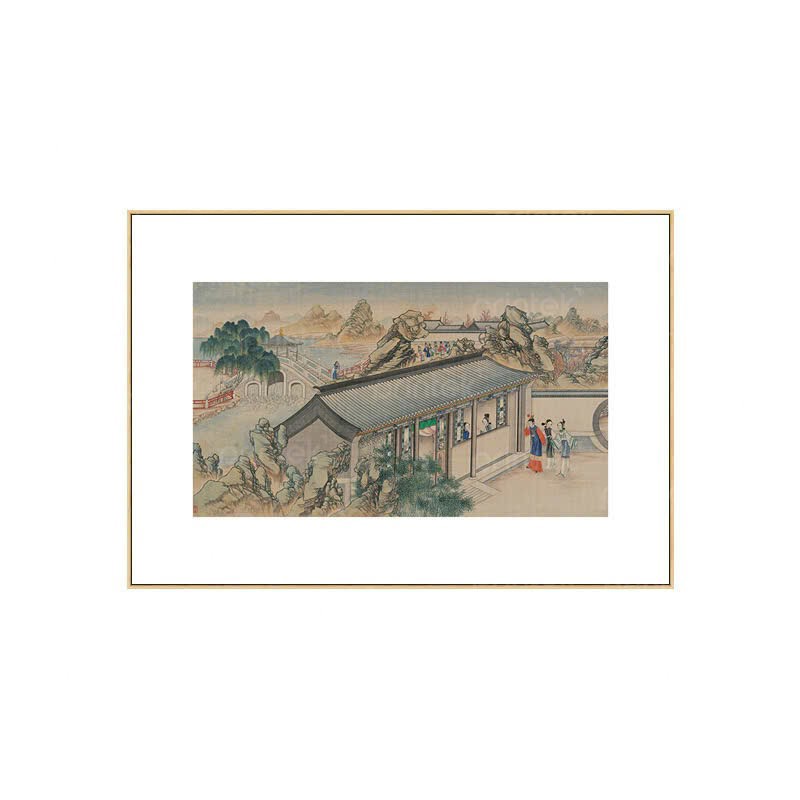 Tranh Canvas Nhật cổ - ID167001