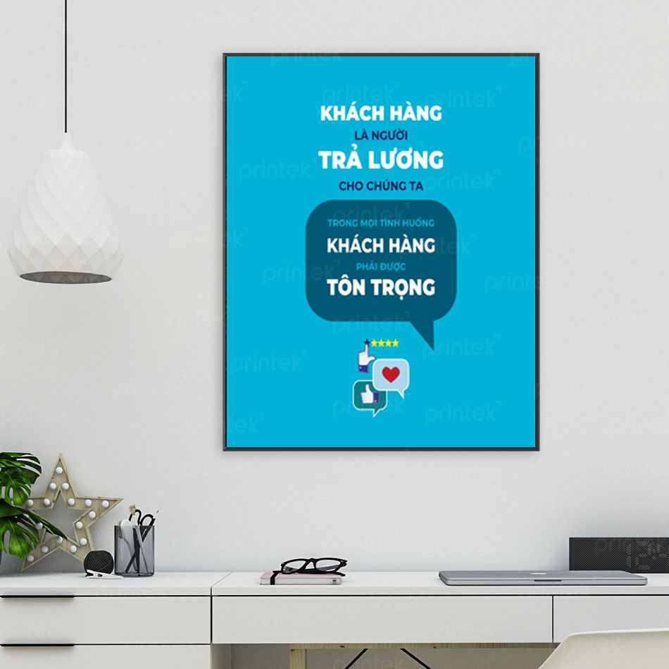 Tranh động lực văn phòng, cỡ 40x60cm - DL-TVB36