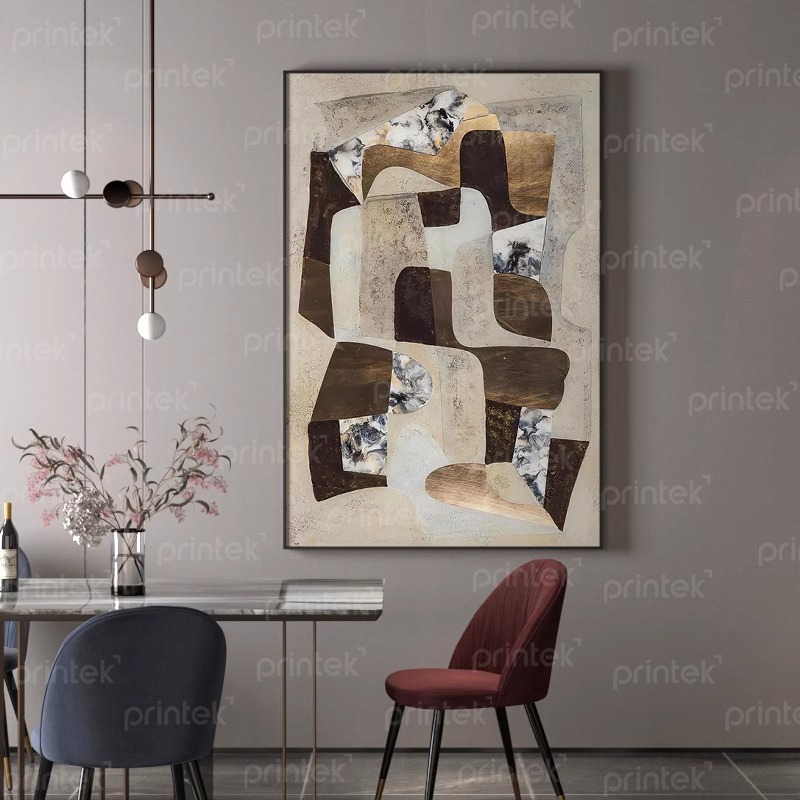 Tranh trừu tượng tối giản phong cách Wabi Sabi - TT0943
