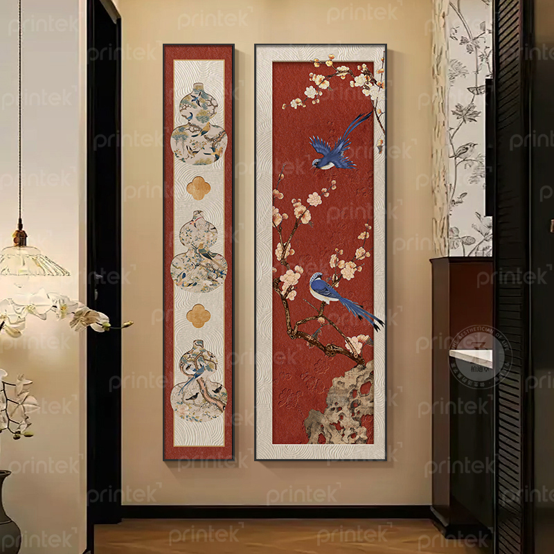 tranh canvas decor phòng trà