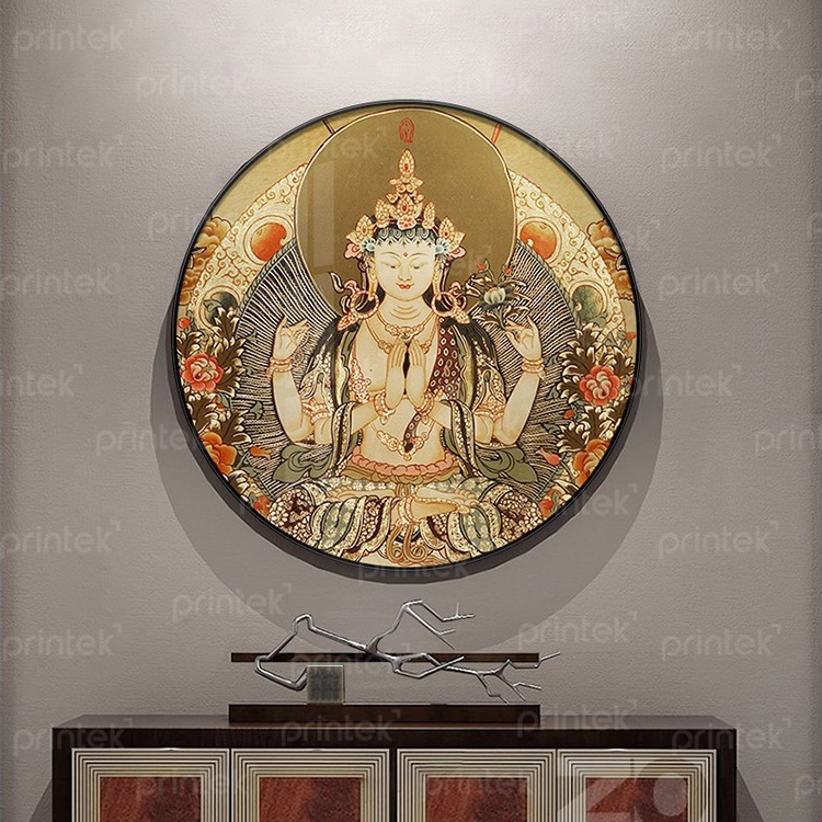 Tranh tròn Phật, đã có khung - ID65120