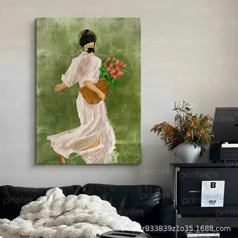 Tranh cô gái, tranh treo tường canvas - CG1874