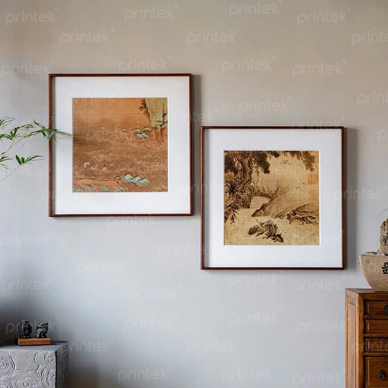 Tranh thủy mặc trang trí phòng trà đạo - TM9733