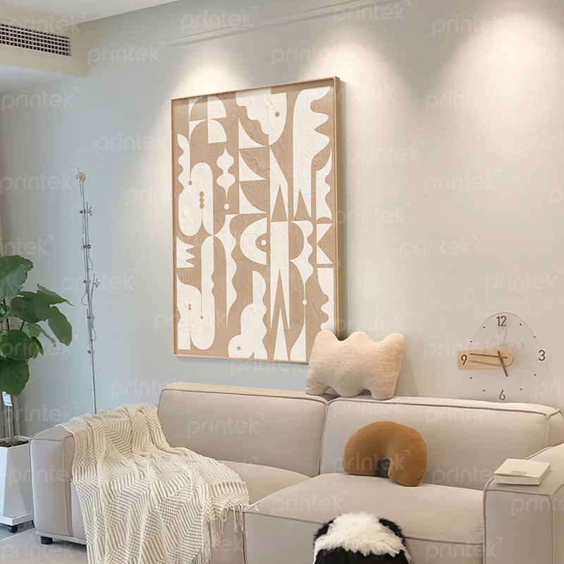 Tranh trừu tượng Wabi Sabi, in theo yêu cầu - TT1128